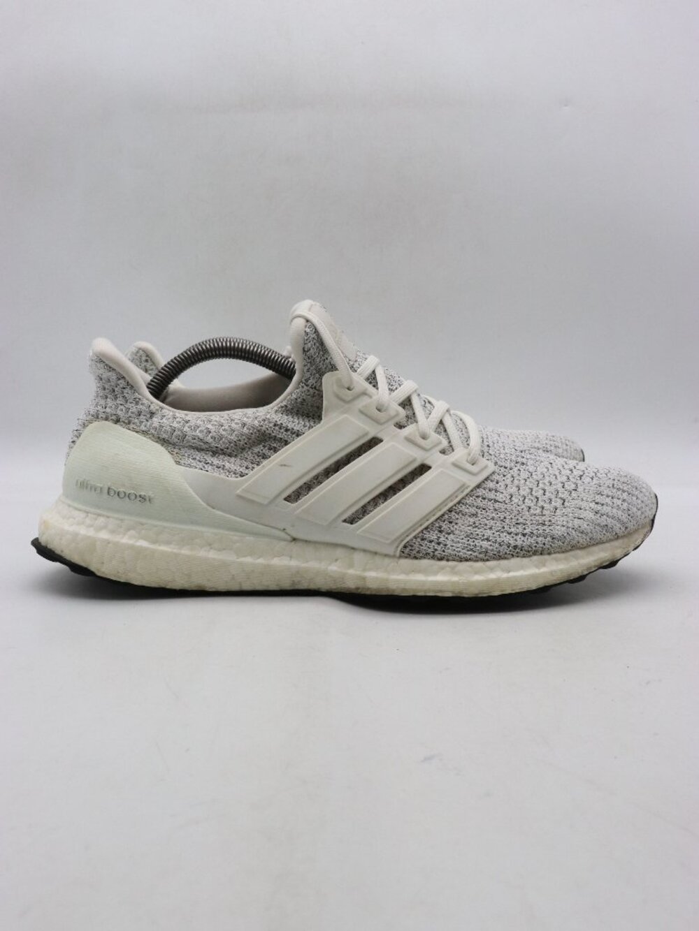 Adidas UltraBoost 4.0 Men's 10.5 Non-Dyed Cloud White Boost Athletic Sneakers